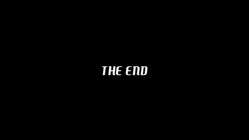 The game is finished!