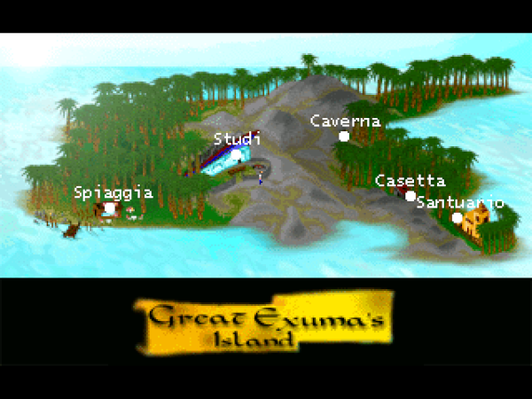 Great Exuma map.